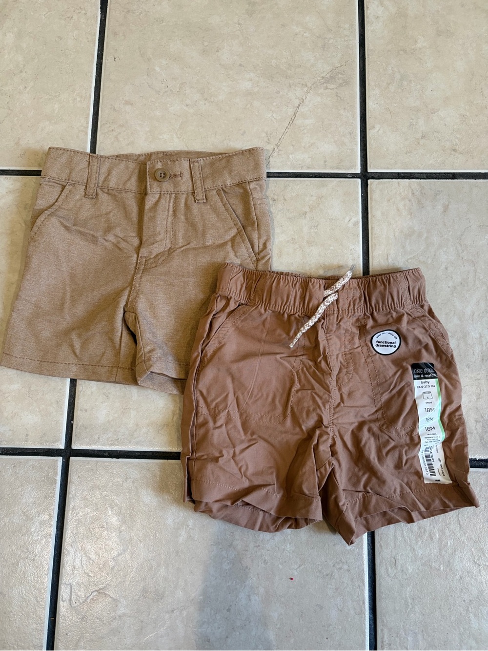 Brown/Tan Shorts - 2-Pack